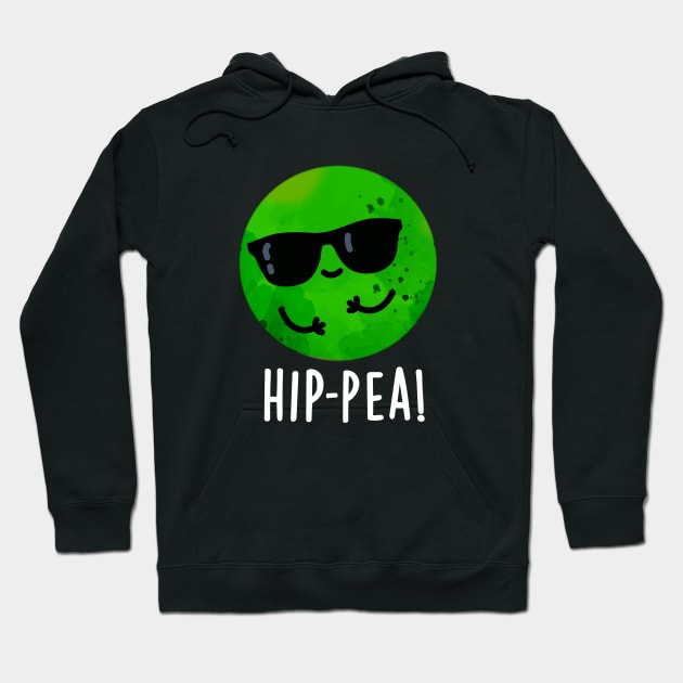 Hip-pea Cute Hip Pea Pun Hoodie by punnybone